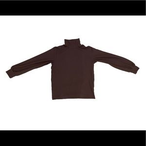 Uniqlo brown stretchy turtleneck